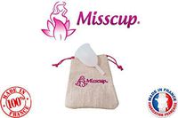 menstrual cup MISSCUP® small colorless manufacturing 100% French with pouch and manual offered