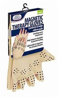 Beige Magnetic Gloves Arthritis Therapy Support Pressure Pain Relief Heal Joints by iShapify LLC (Regular)