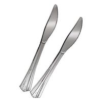 Reflections Silver Plastic Knives 24ct. Boxed