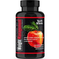 Natural ACV Formula to Reduce Cravings w/DE111 Probiotic | Weight Management 5% Cmax Apple Cider Vinegar Pills 1000mg Glucomannan & Chromium | Detox Cleanse Energy | Digestive Support Bloating Relief