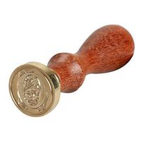 LAAT Classic 26 A-Z Alphabet Letter Stamp Retro Seal Wax Stamp Assorted Color Wood Sealing Wax for Wedding Decoration (O)