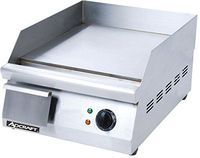 Adcraft GRID-16 16-Inch Countertop Griddle, Stainless Steel, 120v, NSF
