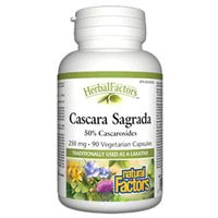 Naturals Factors Cascara Sagrada Extract, 50% Cascarosides,250mg, 90 Veg-caps