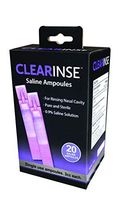 CLEARinse 20 Piece Nasal Cleaning System Saline Ampoules