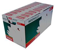 Swan Extra Slim Menthol Cigarette Filter Tips, 20 Boxes Per Sleeve, 120 Per Box by Tobacco Heaven