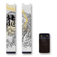 Biijo Japan Juul Skin Wrap for juul Accessories Sticker Sushi Kanji Tattoo UKIYOE (Ryu)