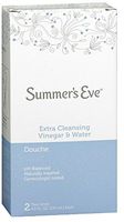 Summer's Eve Extra Cleansing Vinegar & Water Douche 2 Each (Pack of 9)
