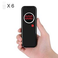 Professional Breathalyzer, with Digital Display and 6 Mouthpieces for Breath Alcohol Tester AD-6000NS Breathalyzers