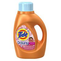 Tide Plus Touch of Downy, April Fresh Scent, Liquid Laundry Detergent, 46 Fl Oz, 24 Loads