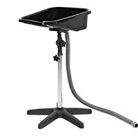 Adjustable Height Hair Basin, Plastic Barber Salon Bowl Hair Treatment Beauty Tools