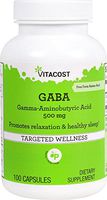 Vitacost GABA Gamma - Aminobutyric Acid - 500 mg - 100 Capsules