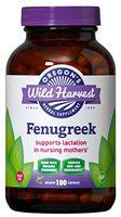 Oregon's Wild Harvest Organic Non-GMO Fenugreek Capsules, Lactation Support Herbal Supplements for Optimal Breast Milk Production, 180Count