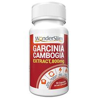 WonderSlim Garcinia Cambogia Extract, Weight Management and Appetite Support - Non-GMO - 90 Count