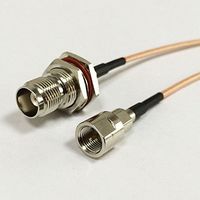 TNC female bulkhead to FME male RF jumper cable RG316 15cm for wifi router NEW Good Quality Fast USA Shipping