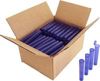 Transparent Purple Pre-Roll Tubes - 109mm - King Size - #PRT109TP - Set of 100