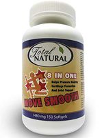 8-in-1 GLS Glucosamine Sulfate 1480mg 150 Count Bottle of Capsules [5 Bottles] by Total Natural, Safe and Natural Join Support Health Supplement for Men and Women, GMP Premium Ingredients
