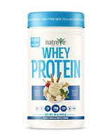 Natreve New Zealand Whey Isolate Protein Powder - Gluten Free Non-GMO Grass Fed Protein with Amino Acids (French Vanilla Wafer Sundae)