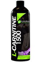 NutraKey L-Carnitine 1500 Liquid Fat Burner, (Grape Crush) 31 Servings