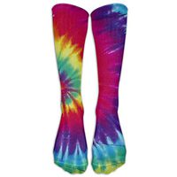 Colorful Tie Dye Compression Socks For Mens & Womens Unisex Comfortable Stockings For Sports