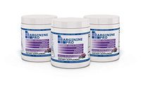 L-arginine Pro, 1 Now L-arginine Supplement - 5,500mg of L-arginine Plus 1,100mg L-Citrulline + Vitamins & Minerals for Cardio Health, Blood Pressure, Cholesterol, Energy (Berry, 3 Jars)