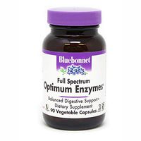 BlueBonnet Full Spectrum Optimum Enzymes Vegetarian Capsules, 90 Count