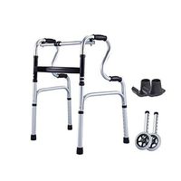 Yadianna Elderly Cane Chair Stool, Four-Foot Walker, Walking Aid, Disabled Handrail, Rehabilitation Training Equipment Non-Slip Walking Stick with Hospital (Size : #2) (Size : Click to Select#1)
