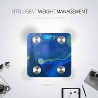 LYAOE Bluetooth Body Fat Scale Inspired by Painting Vincent Smart Wireless Scale with LCD Display Measuring Body Weight Bmi and Health Digital Scale