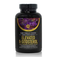 RAW Forest Foods - Elevated Beta-Sitosterol Capsules (120 Count) - Support Prostate Health, Healthy Cholesterol Levels, Frequent Urine Flow, Supplement with Nettle Root, Flower Pollen, and Piperine