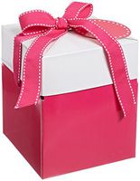 Boston International Progress Luv2pak Eco Giftalicious Pop-Up Gift Box, 6-Inch, Pretty in Pink, 10 Count (Pack of 2)