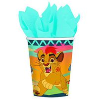 amscan Lion Guard 9 oz. Paper Cups 8 Count Lion King Birthday Party Supplies