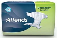 Attends DermaDry Complete Briefs, X-Large (58-63 Inch Waist) - 1/Pack of 20 (Replacement for Attends Breathable Extra Absorbency Briefs #BRBX40)