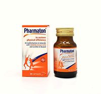 Pharmaton Capsules Stress Fatigue Tiredness Exhaustion Ginseng G115 Optimal Physical and Mental Performance 30 Capsules Bottle Ideal Size for Taking
