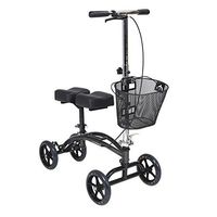 Drive Dual Pad Steerable Knee Walker Knee Scooter with Basket, Alternative to Crutches, Model - 796
