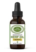 Hemp Oil Extract for Pain & Stress Relief – 1000mg of Pure, Organic Hemp Extract – All-Natural, Non-GMO, Vegan – Made in USA – Reduces Inflammation, Pain, Stress & Anxiety -Improves Sleep, Skin & Hair