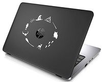 Harry Potter Macbook Laptop Vinyl Decal Sticker (White)