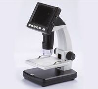 Vividia Stand-Alone 3.5-inch LCD Digital Microscope with 500x Magnification and 5MP Resolution