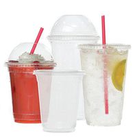 Disposable Plastic Cold Cup 16 oz Clear PETE - 3 7/8"Dia x 4 11/16"H 1000 per Case