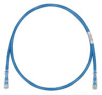 Panduit UTPSP20BUY Category-6 8-Conductor Strain Relief Clear Boot Patch Cord, 20-Feet, Blue