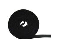 Rip-Tie 1/2 x 10 ft. Wrap Strap Black Roll W-10-1RL-BK