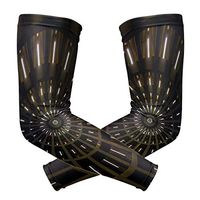 LEVEIS Abstract Art Blur Circle Arm Sleeves UV Protection for Men Women Sunblock Protective Gloves Running Golf Cycling Driving Long Arm Cover 1 Pair