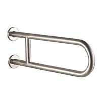 Goquik Bathroom Handrail Stainless Steel Handrail Bathroom Washbasin Handrail Elderly Disabled Toilet U-Shaped Safety Handrail Armrest (Color : Brushed)