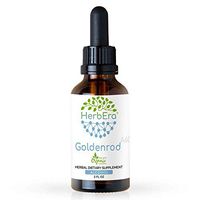 Goldenrod A60 Alcohol Herbal Extract Tincture, Organic Goldenrod (Solidago spp.) Dried Herb (2 fl oz)