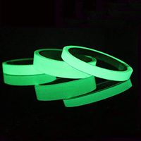 AGUIguo Green Light-Emitting Tape 32.8ft Long Luminous Tape Adhesive Tape Fluorescent Light Warning Light Band for Home, Office, Neon Party (1cm/0.4inch Wide)