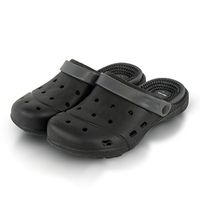 U.S. JACLEAN Foot Reflexology Sandals Women's Therapeutic Acupressure Massaging Sandals Slippers ACU Air (XL(W9), Black)