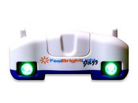 Feel Bright Light Jazz Portable Light Therapy Device with Replaceable Batteries (Blue)