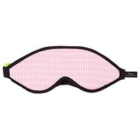 Block Out Lightweight Sleep Eye Shade with Earplugs, Pink Chevron