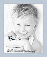 24x30 Fountain Blue / Baby Blue Custom Mat for Picture Frame with 20x26 opening size (Mat Only, Frame NOT Included)