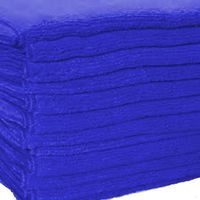 Towels 24 Dark Blue Microfiber New Cleaning Cloths Bulk 16X16 Manufacturers Sale