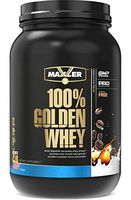 Maxler 100% Golden Whey Protein - 25g of Premium Whey Protein Powder per Serving - Pre, Post & Intra Workout Recovery - Fast-Absorbing Whey Hydrolysate, Isolate & Concentrate Blend - Cappuccino 2 lbs