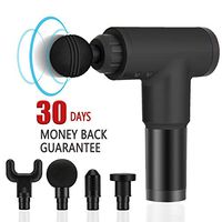 Massage Gun - Cordless Handheld Percussion Body Massager for Muscle Pain, Tension, Full Body Relief - Powerful Deep Muscles Tissue Massager with 4 Professional Heads